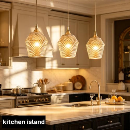 2Pcs Small Glass Lamp Shades