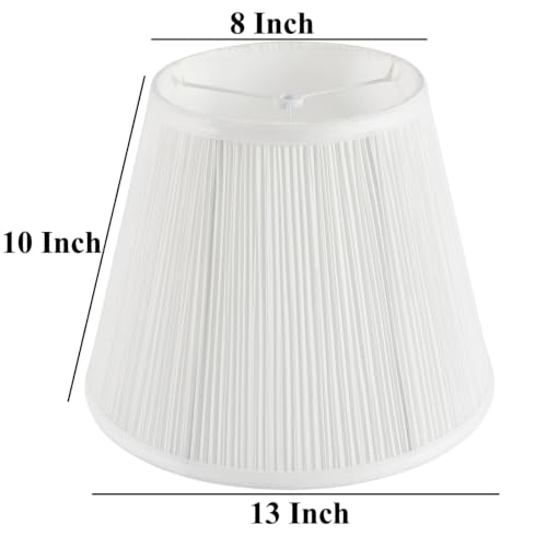 Lamp Shade White Pleated Lamp Shades for Table Lamps
