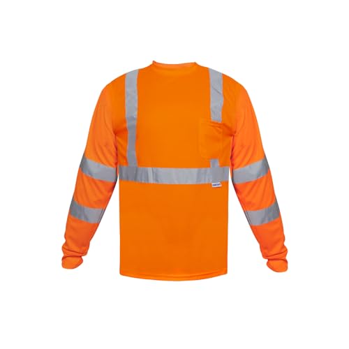 High Visibility Long Sleeve Reflective Safety Shirt for Working