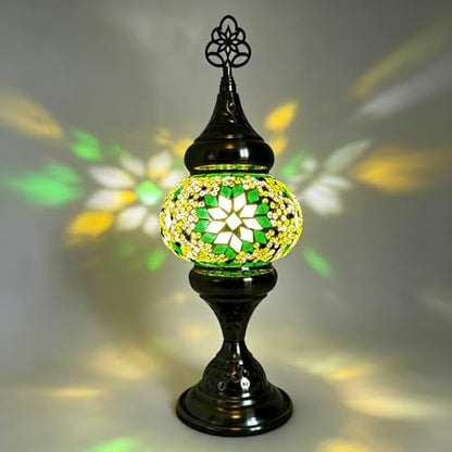 Turkish Desk Lamp with Bronze Base