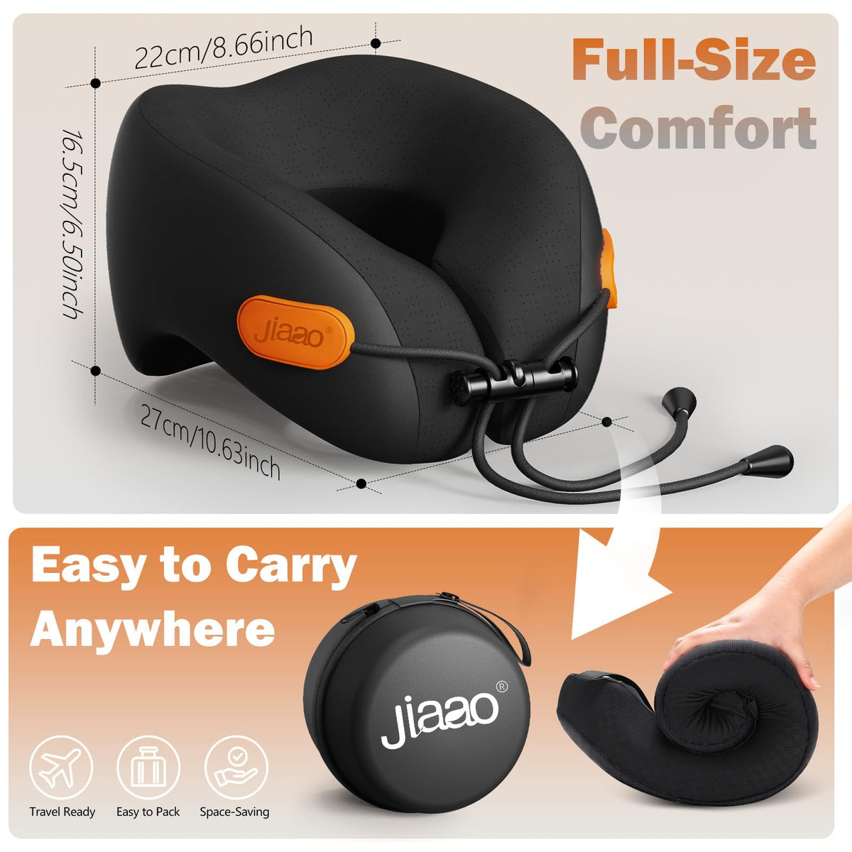 Travel Pillow (Black)