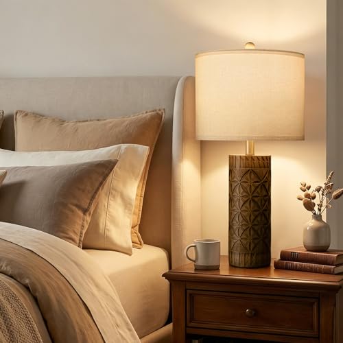 26" Farmhouse Table Lamps Set of 2