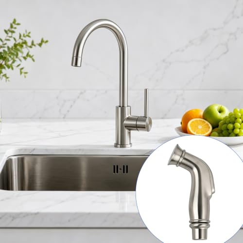 Universal Kitchen Side Sprayer Compatible with Moen Faucet