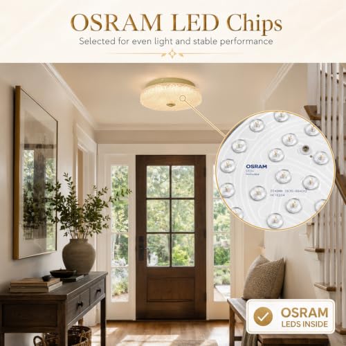 Crystal Flush Mount Ceiling Light