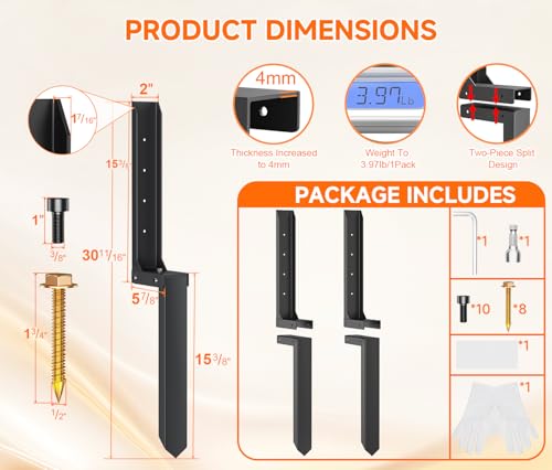 Fence Post Repair Kit