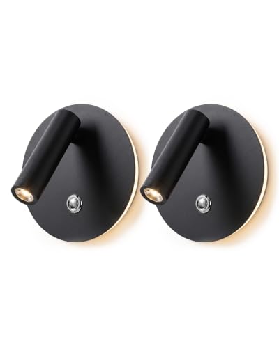 Hardwired Adjustable LED Reading Wall Sconce with Switch