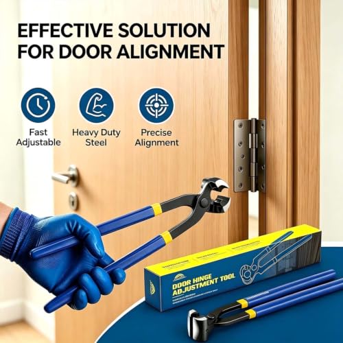 Door Hinge Adjustment Tool for Residential & Commercial Doors