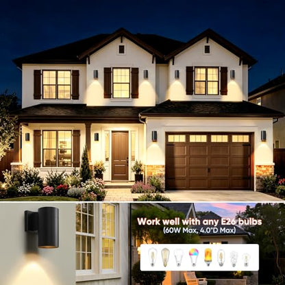 Aluminum Outdoor Wall Sconce Lighting