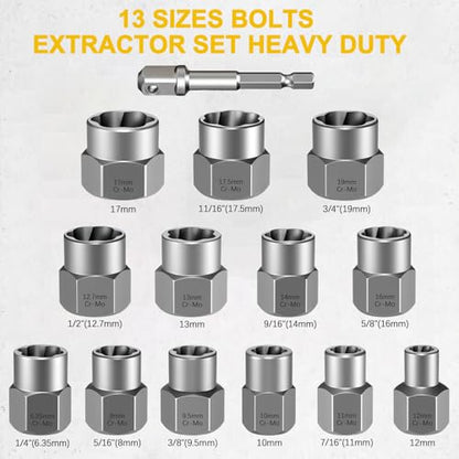 Bolt Extractor Set Heavy Duty
