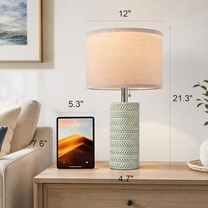 Modern Ceramic Table Lamps Set of 2