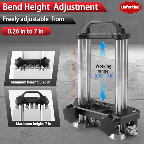 Sheet Metal Tools 2 Station Metal Bender (Black)
