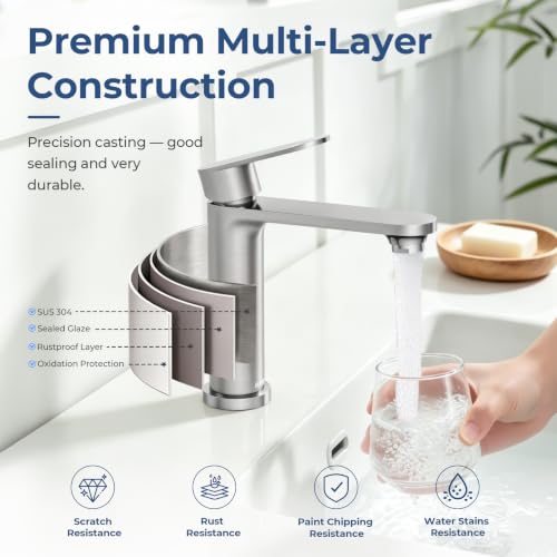 Bathroom Faucet Single Handle Washbasin Faucet