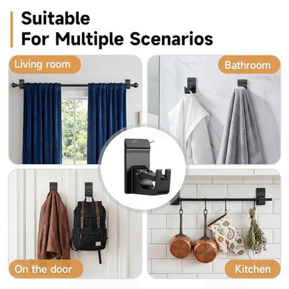 Universal Heavy Duty Curtain Rod Brackets
