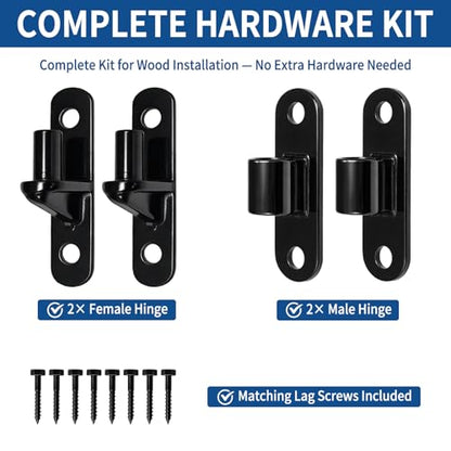 Gate Hinges for Wooden Fences Heavy Duty Shed Hinges Barn Door Hinges