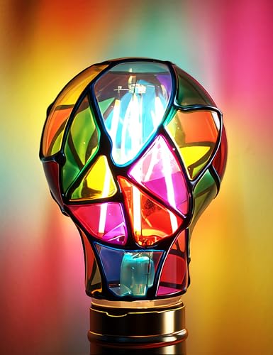 Stained Glass Light Bulb