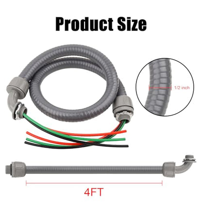 1/2-Inch Nonmetallic Liquid Tight Electrical Conduit Assembly Kit