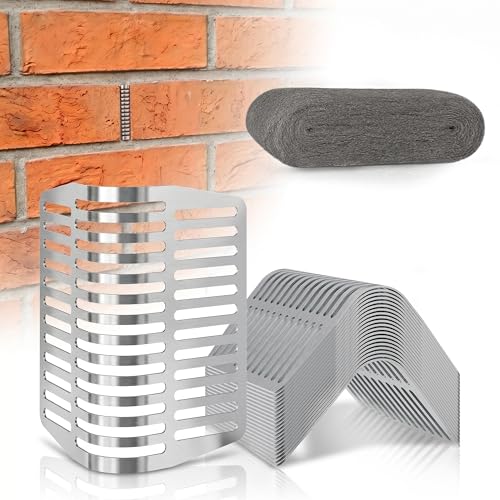 Weep Hole Covers for Brick Walls & Steel Wool Fill Fabric