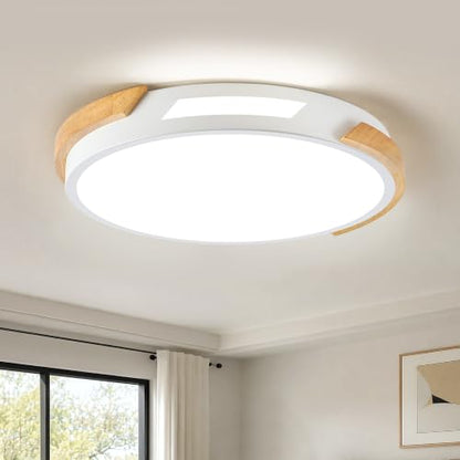 Modern Wood Dimmable Ceiling Light