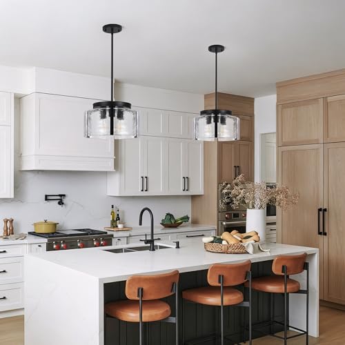 Black Glass Chandelier