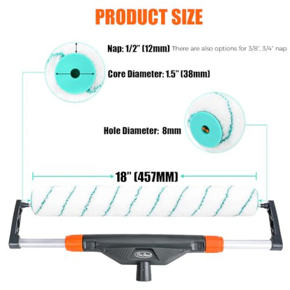 18 Inch Microfiber Paint Roller Covers
