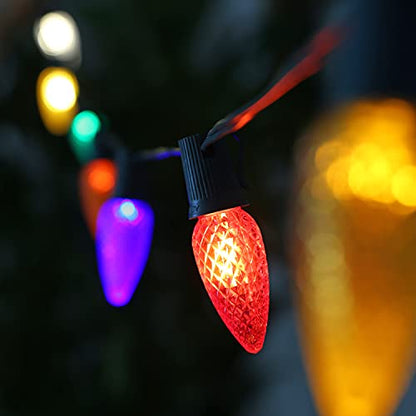 C9 LED Christmas Lights Shatterproof Waterproof Plastic