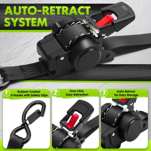 Retractable Ratchet Straps