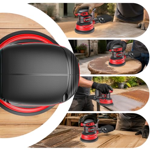 Cordless Random Orbital Sander Compatible with Dewalt 20V Battery and Compatible with Milwaukee 18V