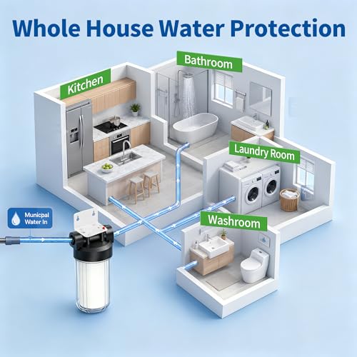 Whole House Water Filter Housing
