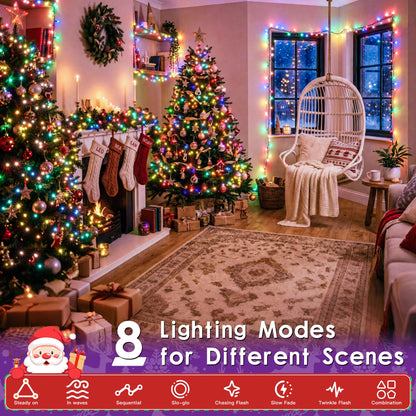 1000 LED Christmas Lights Outdoor 328 FT Multicolor Remote and Plug (Multicolor / 1000 LED)