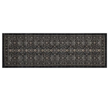 Hallway Washable Runner Rug 2×6 (Dark Gray / 2' x 6' (Rectangular))