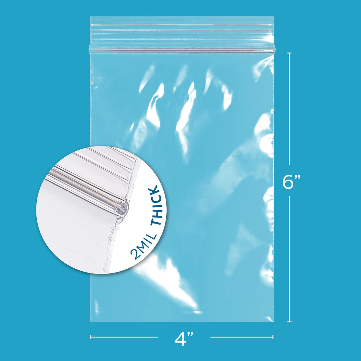 4" x 6" Zip Bags (4" x 6")