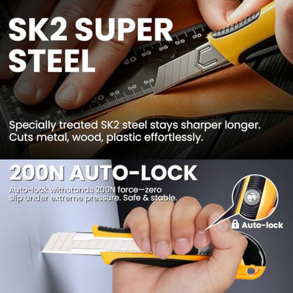 Heavy Duty Utility Knife with Auto