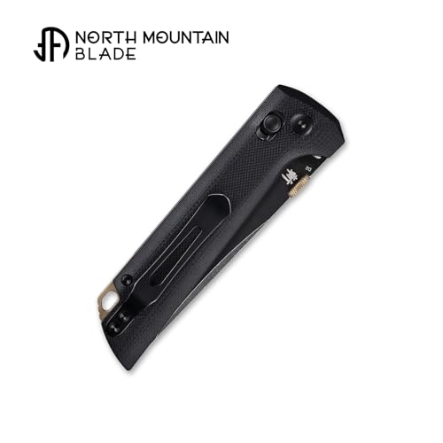 NMBT Chop2 Folding Pocket Knife Crossbar Lock 3.54" D2 Blade