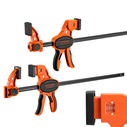 E-Z Hold 2-Pack 18" 300LBS Load Indicator Woodworking Bar Clamps (18 inch)