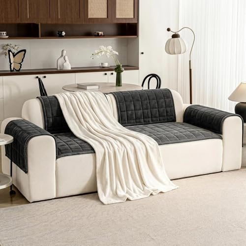 Couch Covers for Dogs (Dark Grey / 1PC/27.6"x94.5")