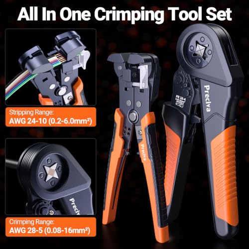 Insulated Crimping Tool Set with Storage Case