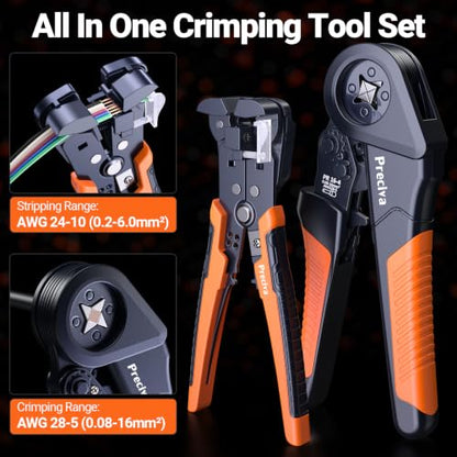 Insulated Crimping Tool Set with Storage Case
