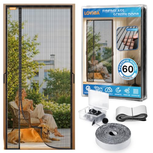 Heavy Duty Door Screen Magnetic Closure