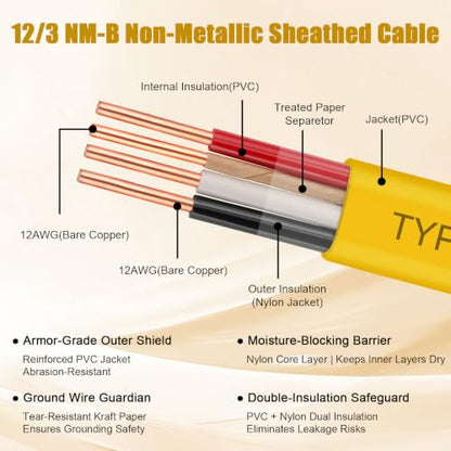 NM B Wire with Ground