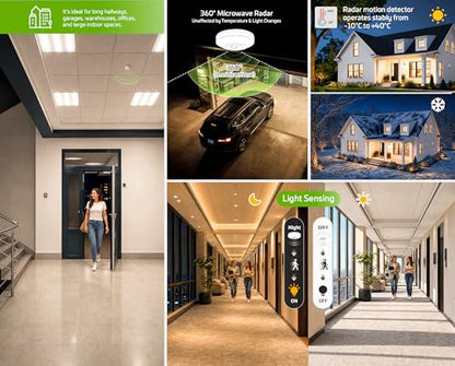 360° Ceiling Mount Microwave Motion Sensor