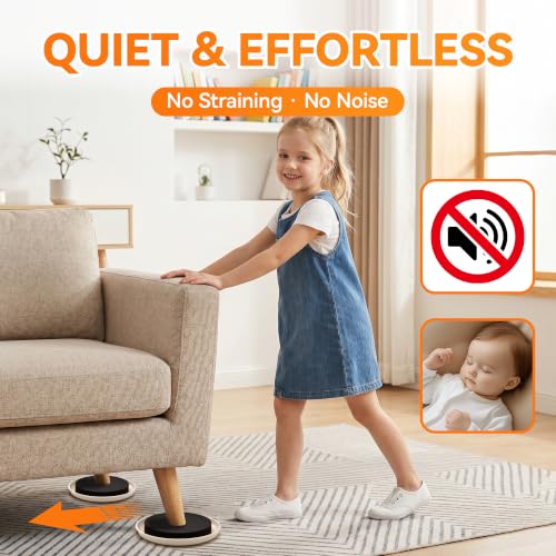 Furniture Sliders Plastic Sliders for Carpet and Hardwood Floors