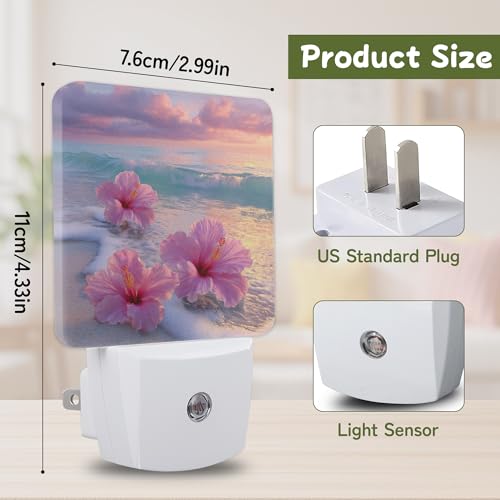 Night Light Night Lights Plug into Wall with Dusk to Dawn Sensor for Bedroom Bathroom Hallway Kitchen