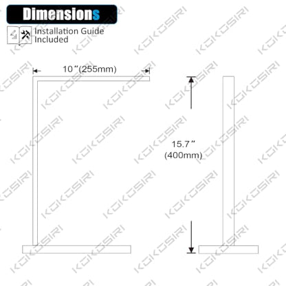 Hand Towel Bar Freestanding Towel Holder with Heavy Steady Marble Base for Bathroom Vanity Countertop 15.7'' Height
