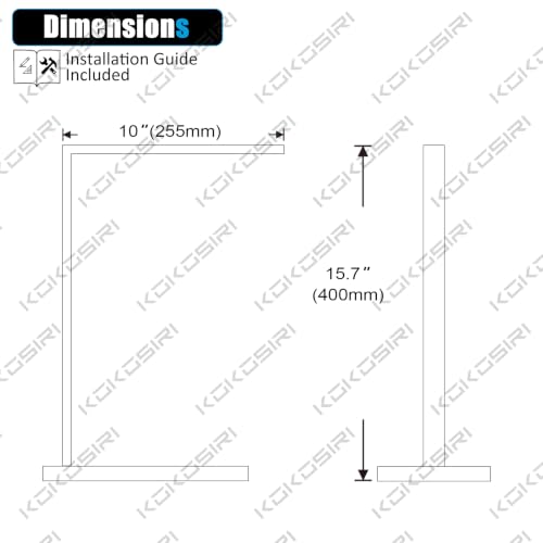 Hand Towel Bar Freestanding Towel Holder with Heavy Steady Marble Base for Bathroom Vanity Countertop 15.7'' Height