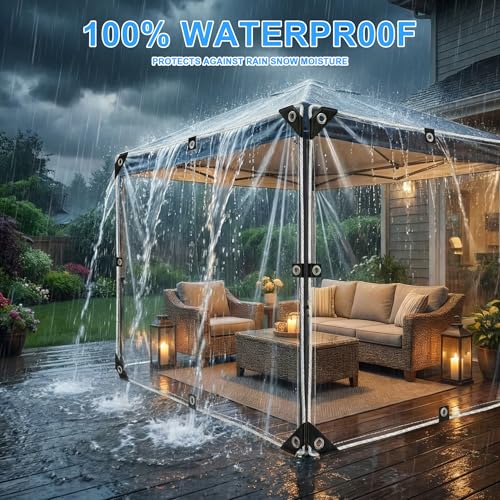 Tarp Heavy Duty 240GSM Transparent PVC Tarpaulin