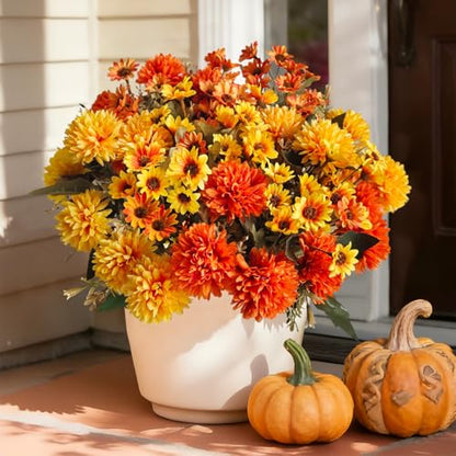Artificial mums Flowers Fall Flowers