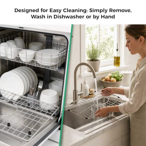 Stainless Steel Detachable Kitchen Sink Protector Grid