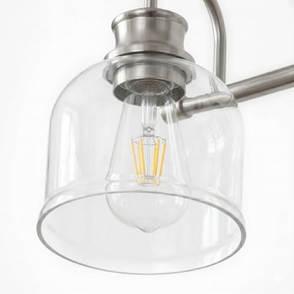 6 Lights 48" Bathroom Vanity Light Fixtures (Brushed Nickel / 6 Lights)