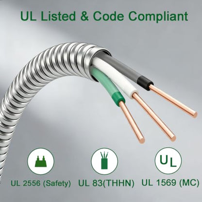 MC Cable Metal Clad Wire with Ground