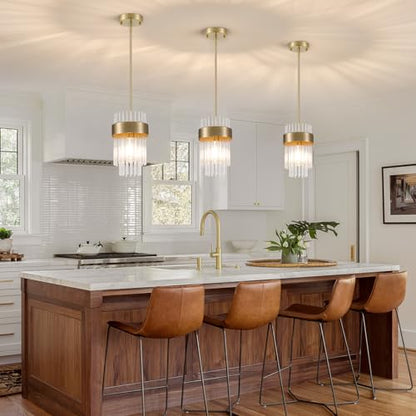 Gold Long Pendant Lights Kitchen Island P